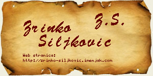 Zrinko Šiljković vizit kartica